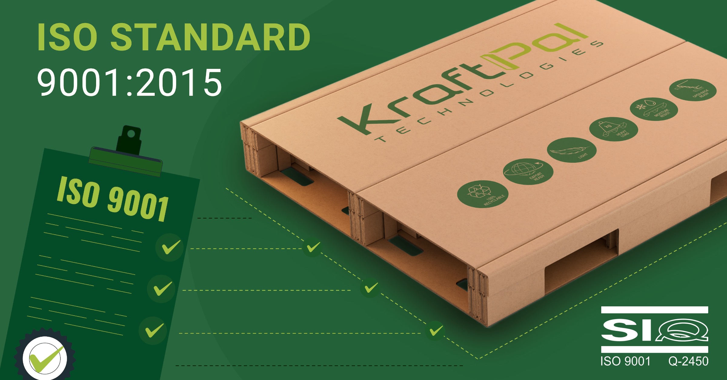KraftPal Technologies is ISO 9001 certified company